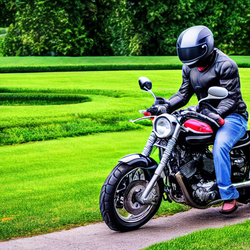 380_A person sitting on a motorcycle in the grass..png